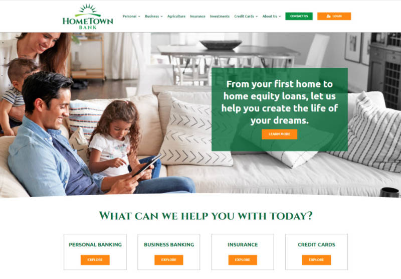 New Year. New Look. Same HomeTown Bank. HomeTown Bank