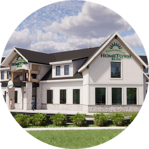 Inline Photo – Branch Outer HomeTown Bank Victoria Build Exterior Rendering